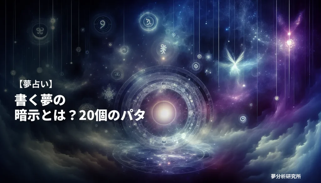 20の夢 夢占い イメージ