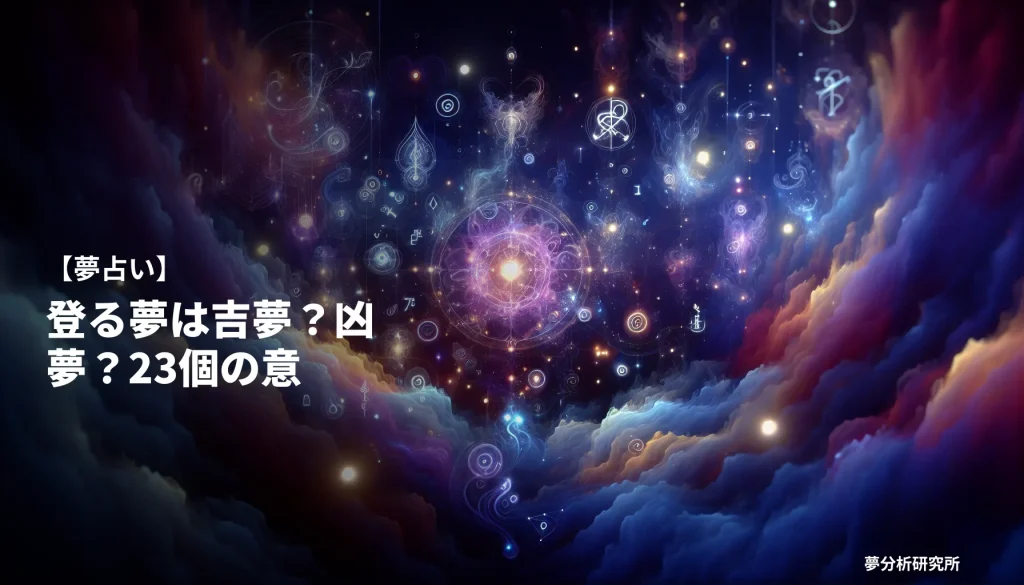 23の夢 夢占い イメージ