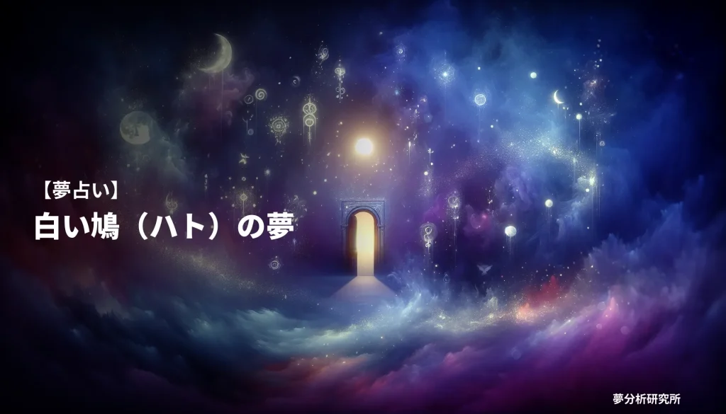 shiroi hatoの夢 夢占い イメージ