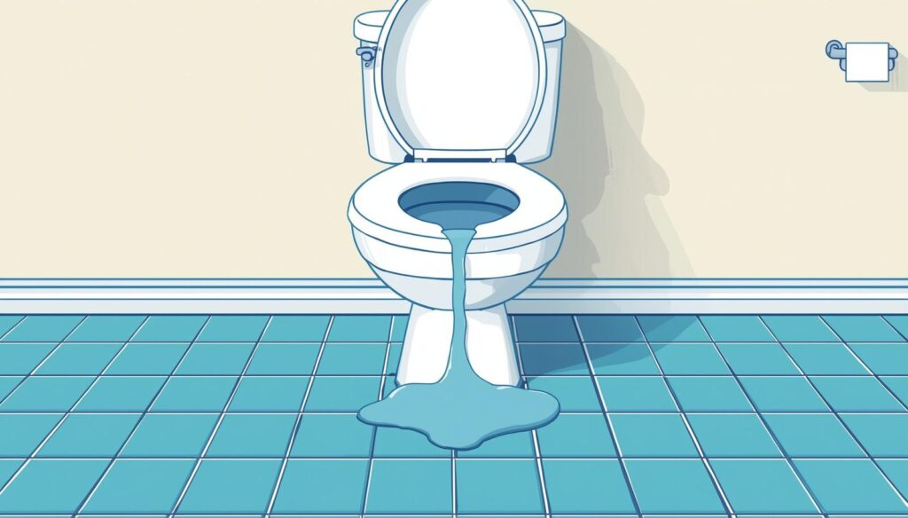 トイレの水が漏れる夢